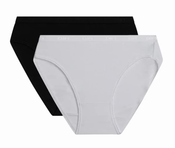 Dámské kalhotky DIM 4D97 COTTON BIO MINISLIP 2kusy