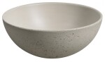 SAPHO - MINOR betonové umývátko na desku, Ø 26cm, písková mat MR26014