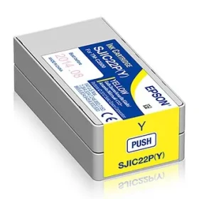 EPSON SJIC22P Y žlutá / originální inkoustová kazeta pro ColorWorks C3500 (C33S020604)