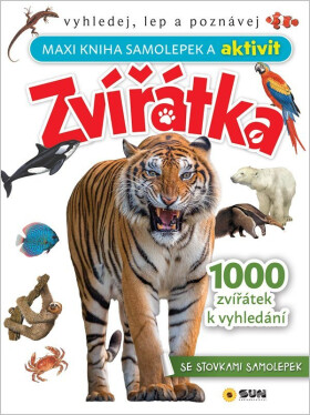 Maxi kniha samolepek a aktivit Zvířátka