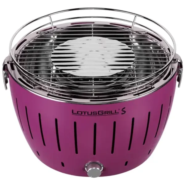 LotusGrill G280 U fialová / Gril na dřevěné uhlí / Průměr roštu 25.8 cm (LG G28 U Lila)