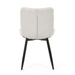 Jídelní židle, béžová, látka, HC-462 BG2