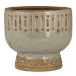 Ib Laursen Keramický obal na květiny Shaped Sif, šedá barva, keramika