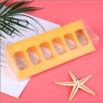 Cake star Elegantní krabička na makronky žlutá 23x9,8cm na 6ks balení 20ks