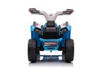 Mamido Dětská elektrická čtyřkolka s přívěsem modrá