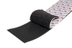 Velcro Páska se suchým zipem černá / Páska se suchým zipem / 50 mm x 2,5 m / extra pevná / nalepovací (VEL-EC60245)