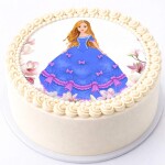 Obrázek Jedlý papír Princezna modrá