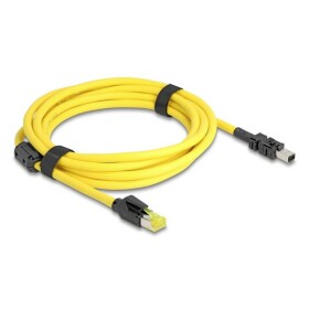 Delock 81252 RJ45 Kabel Data Link 3 m černá, žlutá 1 ks