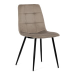 Jídelní židle, béžová, sametová látka, DCL-X7015 CAP2