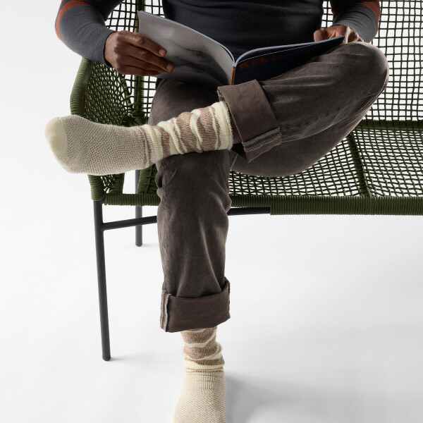 Unisex merino ponožky SMARTWOOL Everyday Cozy Slipper Socks, Mocha velikost: 34-37 (S)