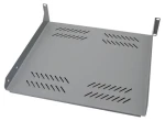 XtendLan 400mm šedá / Police / univerzální / 2U / nosnost 45 kg (CPOLIC2U40-G)
