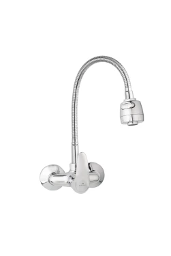 JB Sanitary Nástěnná baterie SLIM, rozteč 100 mm, pružné ramínko A10 33 90