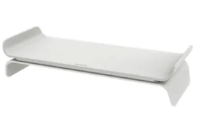 Leitz Ergo bílo-šedá / Stojan pod monitor / Výškově nastavitelný / do 27" (65040085)