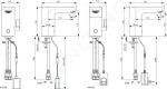 IDEAL STANDARD - CeraPlus Umyvadlová senzorová směšovací baterie, napájení 230V, chrom A6146AA