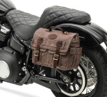 Boční retro brašny Army brown
