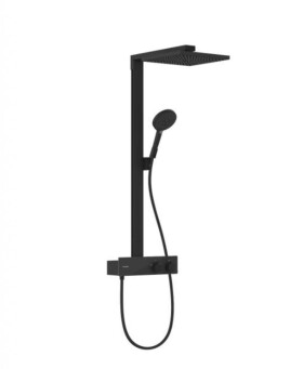 HANSGROHE - Raindance E Sprchový set s termostatem, 30x30 cm, EcoSmart, matná černá 27362670