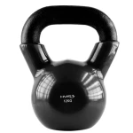 HMS KNV12 Kettlebell pokrytý vinylem 12 kg černý (5907695524178)