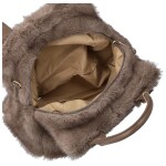 Módní dámská kabelka do ruky Máia, hnědo-šedá