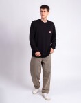 Tričko Carhartt WIP L/S Pocket Heart T-Shirt Black/Red