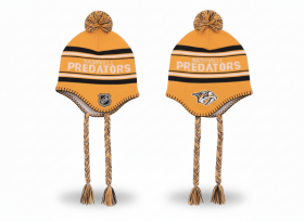 Outerstuff Dětská zimní čepice Nashville Predators NHL Jacquard Tassel