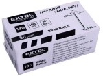 EXTOL PREMIUM hřebík nastřelovací, 6000ks, 50mm, 18G, typ F, hlava 2mm, 1,25x0,95mm, 8862619
