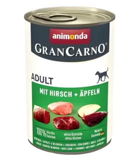 Animonda GranCarno Adult / Konzerva pro psy / jelení, jablko / 400 g (B4-82479)