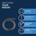 GROHE - Hadice Silverflex sprchová hadice 125 cm, tmavý grafit 28362A00
