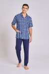 Pánské pyžamo Taro Sammuel 3183 kr/r M-2XL L24 modrá
