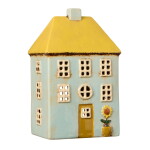 Ib Laursen Kameninový svícen Nyhavn Yellow Roof / sunflower, žlutá barva, keramika