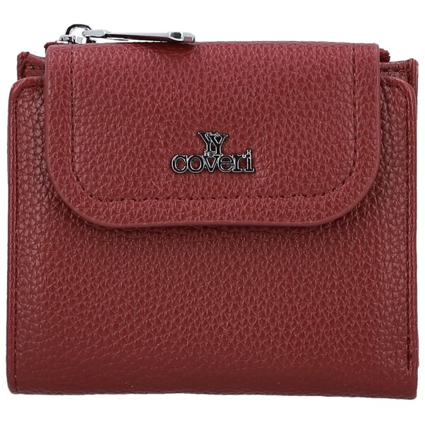 Trendy dámská mini koženková peněženka Coveri Bobbi, vínová
