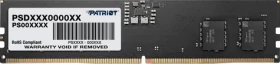 Patriot Signature 8GB 4800 MHz černá / DDR5 / CL40 / NON-ECC / Unbuffered / XMP / 1.1V (PSD58G480041)