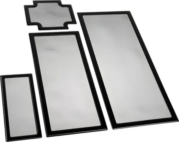 DEMCiflex Dark Base Pro 900 černá / Sada prachových filtrů / Magnetické (DF0868)