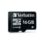 Verbatim microSDHC paměťová karta / 16GB / Class 10 / adaptér (44082)