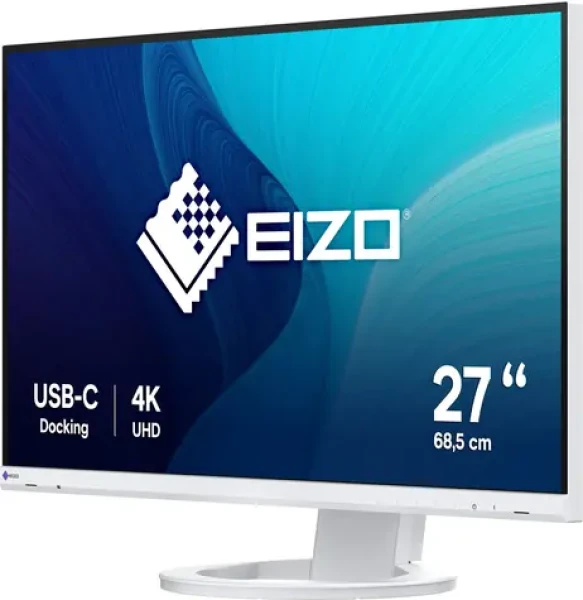 27" EIZO EV2740S FlexScan bílá / LED / 3840 x 2160 / IPS / 16:9 / 350 cd/m2 / HDMI / DP / USB-C (EV2740S-WT)