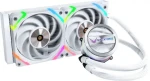 Valkyrie VK-AIODR240W bílá / AIO vodní chladič CPU / 2x 120 mm / 29dB / AMD + Intel (VK-AIODR240W)