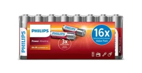Philips baterie PowerLife Alkaline LR6P16F/10 AA - 16 ks (8712581632502)