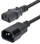 StarTech Prodlužovací napájecí kabel C14-C13 / Napájecí prodlužovací kabel / 4,5 m / 15A / 250V / KEMA-KEUR (PXTC13C141415FEU)