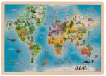 GOKI Dřevěné puzzle Náš svět