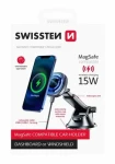 Rozbaleno - SWISSTEN 65010610 černá / Magnetický držák na palubní desku / podpora MagSafe / rozbaleno (65010610.rozbaleno)