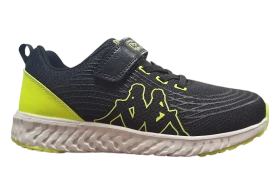 Kappa 95K0043004 Dětské tenisky black / lime 28