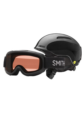 Smith GLIDE JR/GAMBLER Black / RC36 dětská helma na snowboard - 51-55