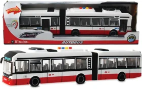 SPARKYS Kloubový autobus City Service Car červená
