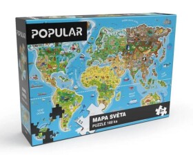 Puzzle Mapa světa, 160 CZ