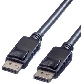 Roline DisplayPort kabel Konektor DisplayPort, Konektor DisplayPort 10.00 m černá 11.04.5609 stíněný Kabel DisplayPort