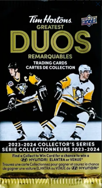 Hokejové Karty 2023-24 Upper Deck Tim Hortons Greatest Duos Hockey Hobby Balíček