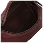 Stylová dámská koženková kabelko-ledvinka Ergitta Newa, vínová