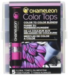 Set Chameleon Color Tops, 5ks - růžové tóny