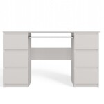 Psací stůl Kuba bílá/antracit