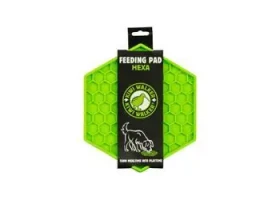 Kiwi Walker Hexa Maxi zelená / Lízací podložka pro psy / 240 x 210 mm (FDP-701)