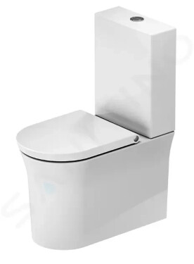 DURAVIT - White Tulip WC kombi mísa, Vario odpad, Rimless, HygieneGlaze, bílá 2197092000